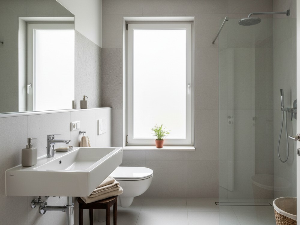 Salle de bain rénovée par un plombier à Valence